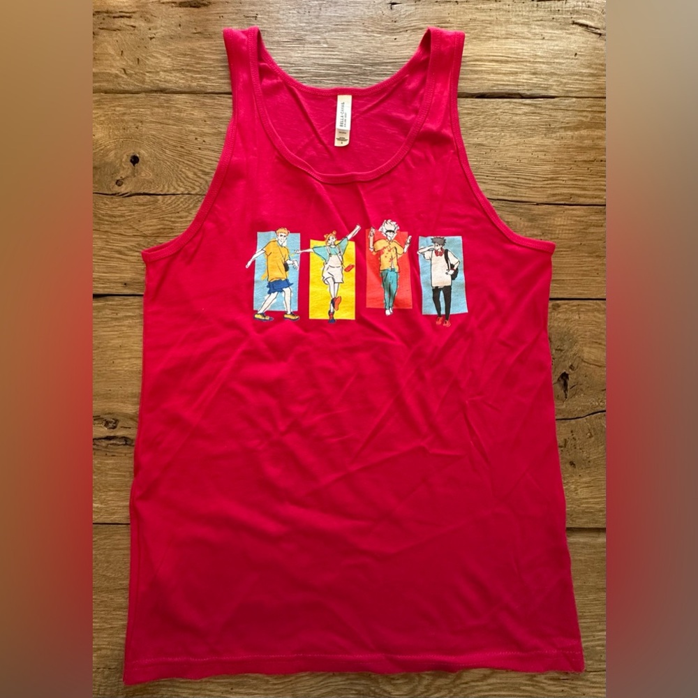 Red Graphic Tank Top